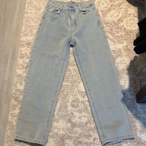 Women's Light Blue Flare Jeans